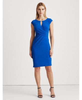 Lauren Ralph Lauren Wrap-Style Jersey Dress \u0026 Reviews - Dresses - Women -  Macy's